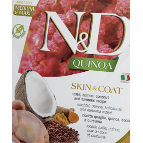 N&D Quinoa Skin&Coat Quail&Coc                    