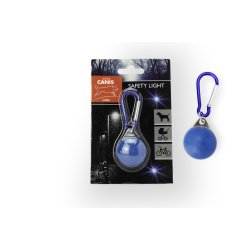 Led light with carbinehook blu                    