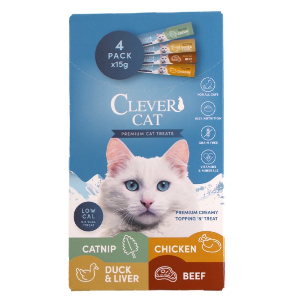 Clever Cat Creamy Cat 4-pack                      