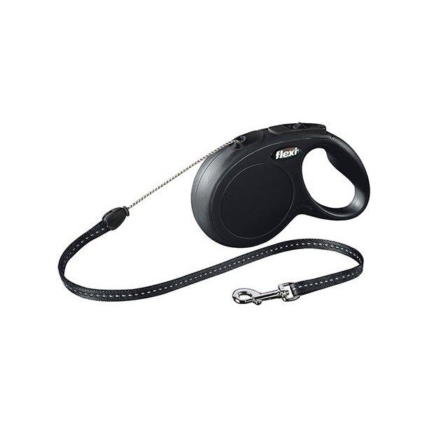 Flexi New Classic S 8M Sort Li                    