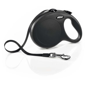 Flexi New Classic L 8M Sort B�                    