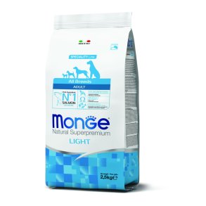 Monge LIGHT 2,5kg Salmon&Rice                     