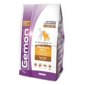 Gemon Medium Adult 3kg Chicken                    