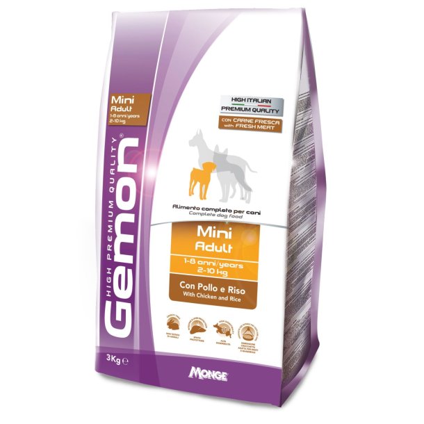 Gemon Mini Adult 3kg Kylling                      