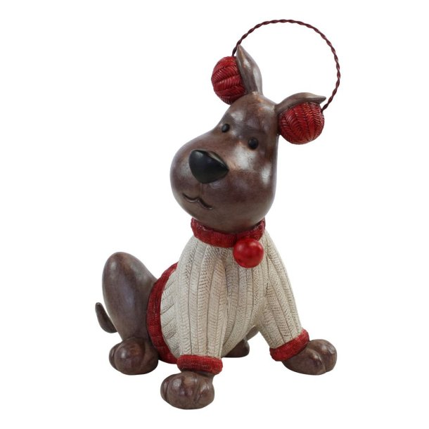 Christmas Decoration Dog with                     
