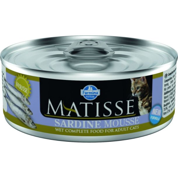 Matisse Cat Sardiner 85gr Mous                    