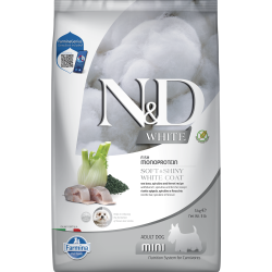 N&D White Dog Sea Bass.Spiruli                    