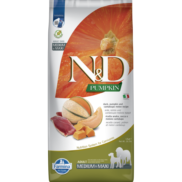 N&D Pumpkin Duck&Melon 12kg                       