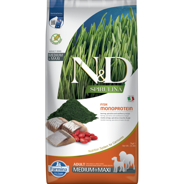 N&D Spirulina Herring&Wolfberr                    