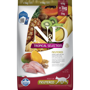N&D CAT Tropical Chicken Ne4+1                    