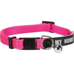 Kattehalsbnd m/bjlde og adr.                    