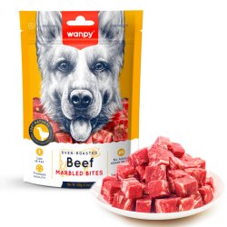 Wanpy Marbled Beef Bites 100gr                    