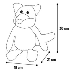 Toy Lacy Fox Orange 19x21x30cm                    