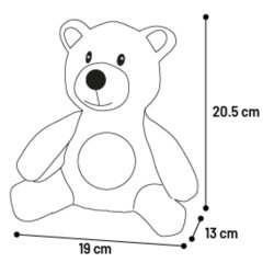 Toy Lacy Bear Pink 19x13x20,5c                    