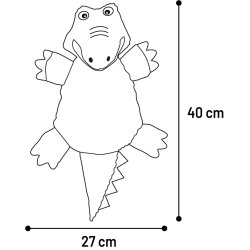 Toy Riffi Crocodile Green                         