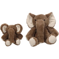 Toy Fannie Elephant Brown L                       