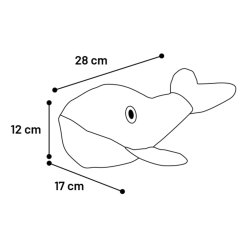 Toy Siwi Whale Green 17x28x12c                    