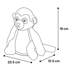 Toy Drala Monkey Brown                            