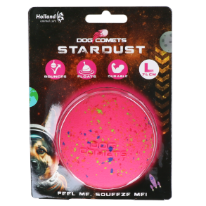 Dog Comets Stardust Pink L                        