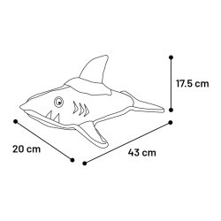 DT Jawsi Shark Blue 43x20x17,5                    