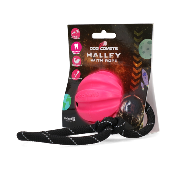 Dog Comets Ball Halley Pink                       