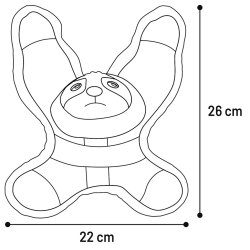 DT Cros Sloth Brown 22x11,5x26                    