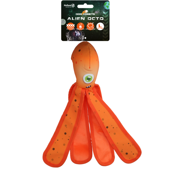Dog Comets Alien Octo Orange L                    