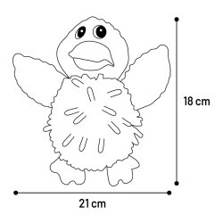 DT Flufa Duck beige 21x15x18cm                    