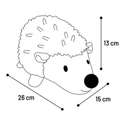 DT Flufa Hedgehog Beige                           