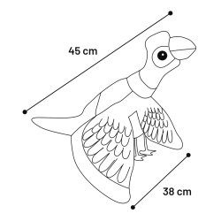 DT Paloma Plush Pheasant 45cm                     