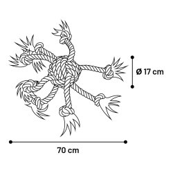 DT Cotton Jim Octopus Blue/Whi                    