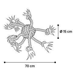DT Cotton Jim Octopus Blue/Whi                    