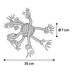 DT Cotton Jim Octopus Blue/Whi                    