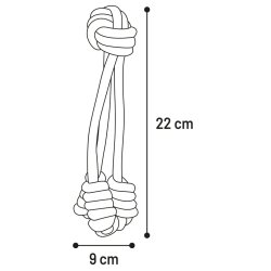 DT Cotton Jim 3 Ropes With Kno                    