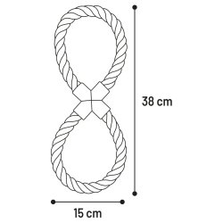 DT Cotton Jim Tug Rope 8-ring                     