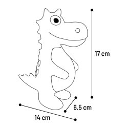 DT Puga Latex Dino Black L                        