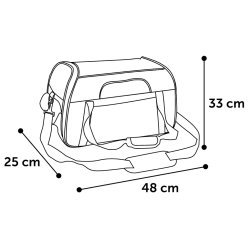 B�retaske 48x25x33cm Bl�                          