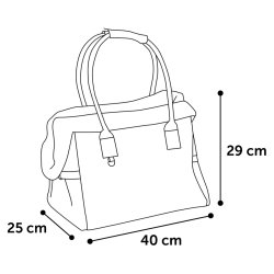 B�retaske 40x25x29cm Brun                         