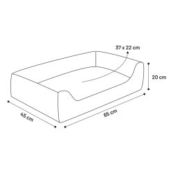 Basket Panama 65x45x20cm Gr                      