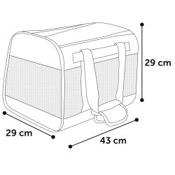 B�retaske 43x29x29cm Sort                         