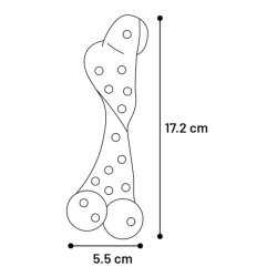 Toy Puppy Rubber Bone Binty                       