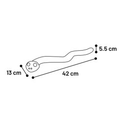 Toy Sneaky Snake Yellow/Black                     