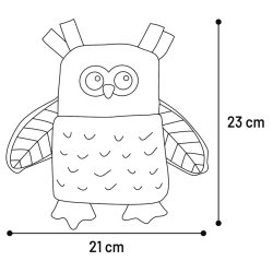 Toy Puppy Britty Flat Owl                         