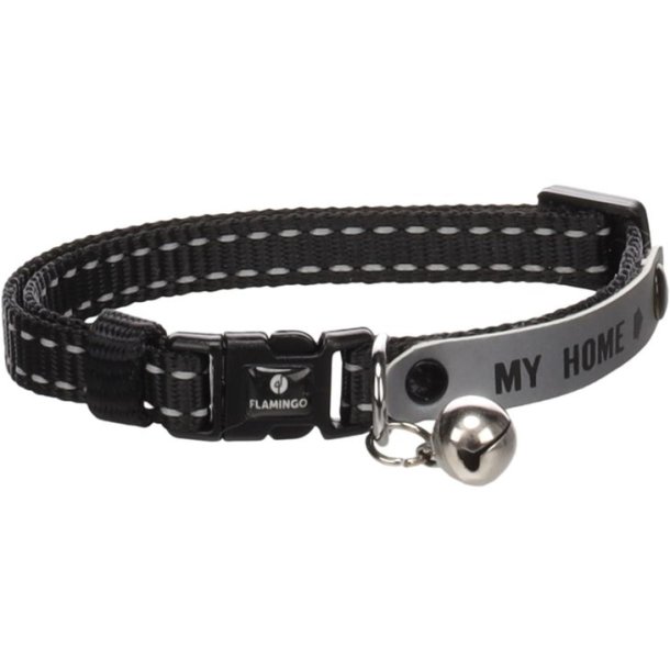 Cat Collar Jaggo Black 20-34cm                    