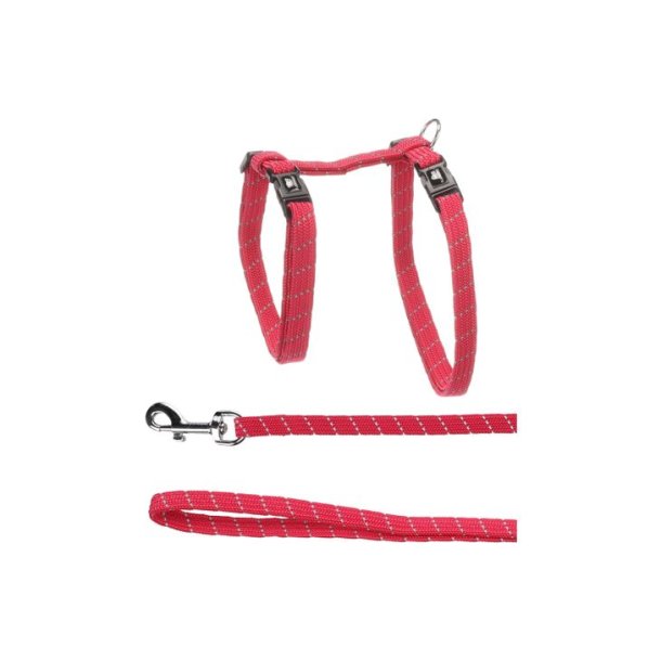 Cat Harness w/leash Elza Coral                    