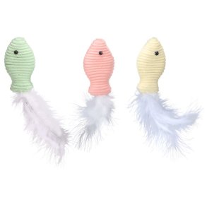 Leget�j POPPY Fisk m.fjer mix                     