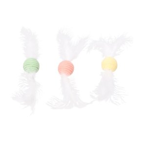 Leget�j POPPY Bold m. fjer mix                    