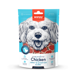 Wanpy Chicken Jerky&Godfish100                    