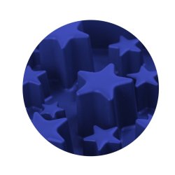 Eat Slow Live Longer Star Blue                    