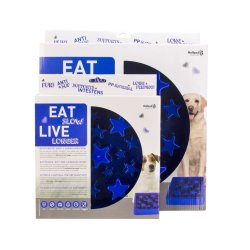 Eat Slow Live Longer Star Blue                    